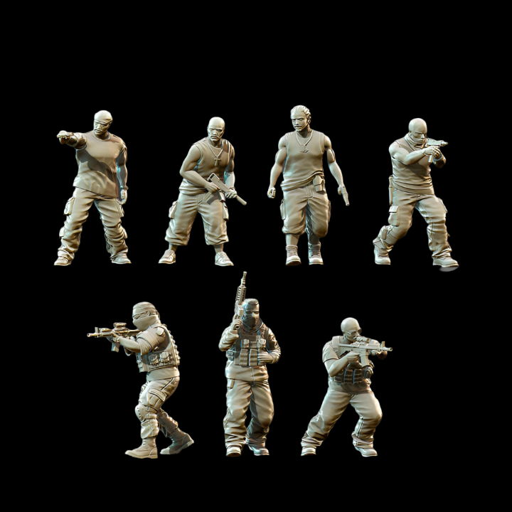 BHG015 Black Hills Games - Cartel Street Gang (Full Set)