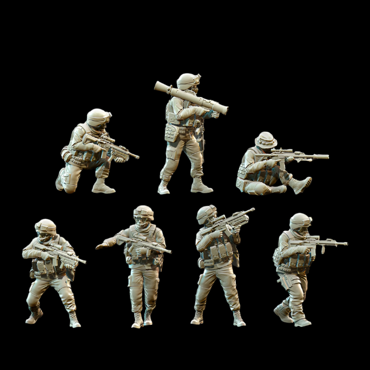 BHG018 United States Marine Corps Specialists (Full Set)