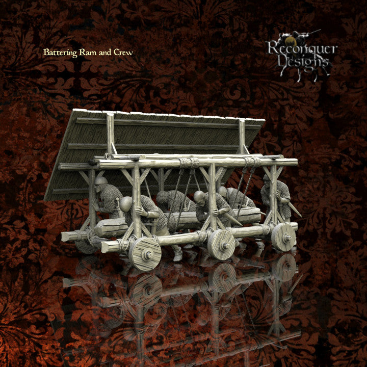 REM0062 Medieval Battering Ram and Christian Crew