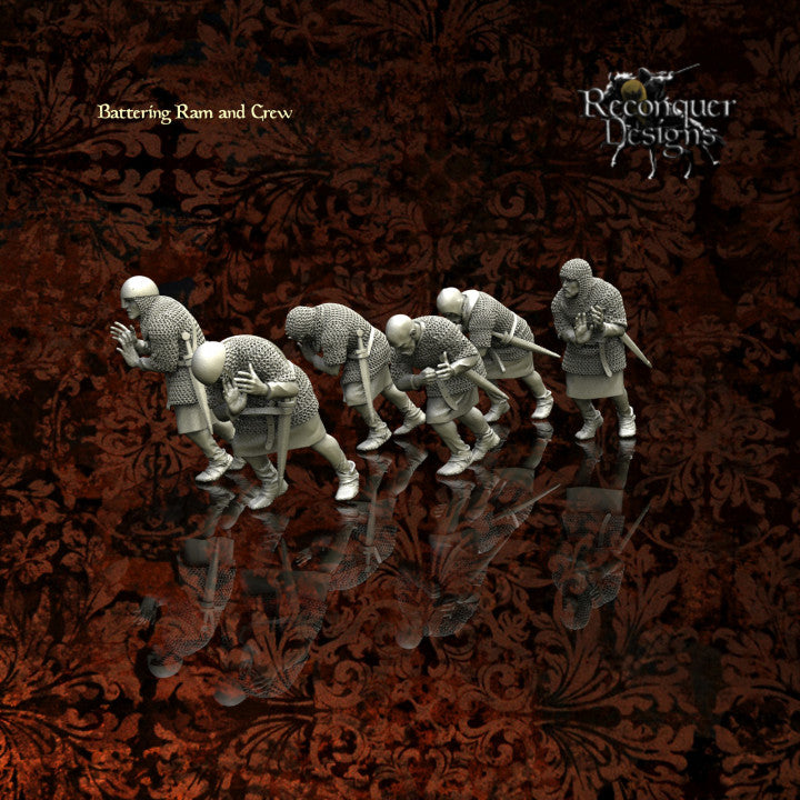 REM0062 Medieval Battering Ram and Christian Crew