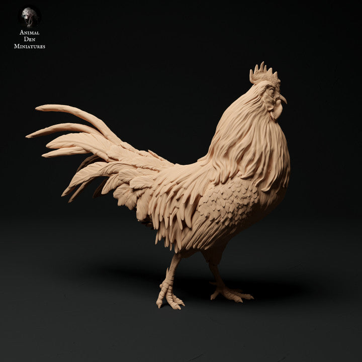 Adm1001 Roosters And Chickens X 15 Animal