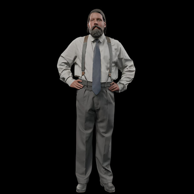 S3DS0121 1900's Smart Male