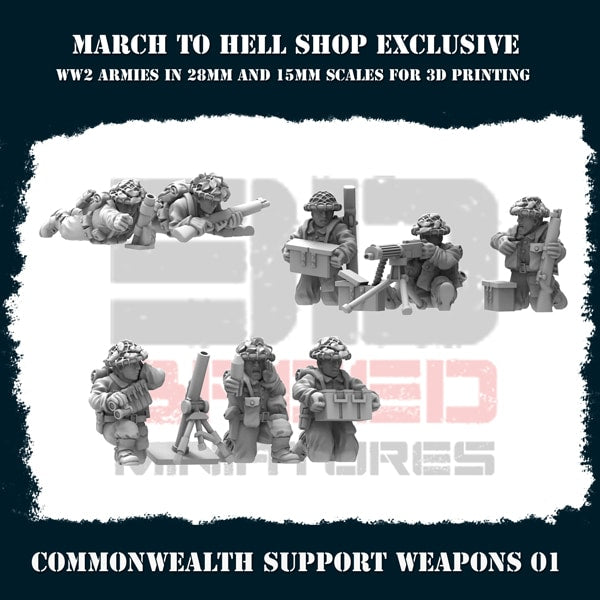 Gb Commonwealth Airborne Support Weapons Figure