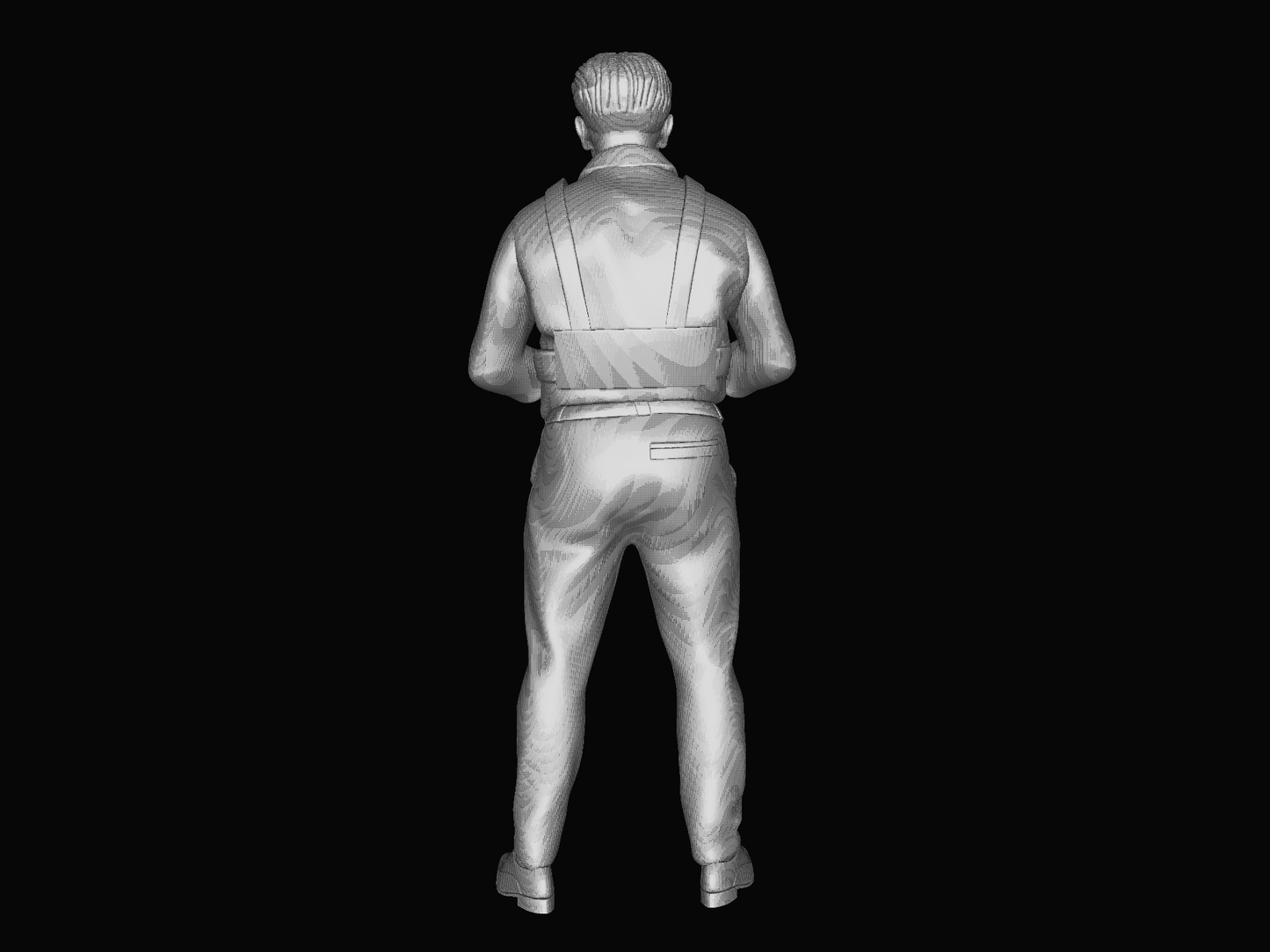 Mm882 Father And Carrying Baby Figure