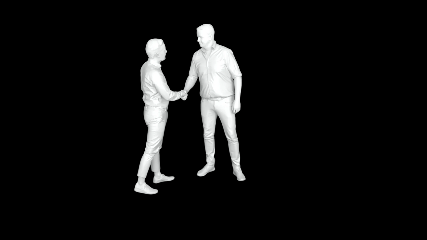 MM1091 2 Men Closing a deal shaking hands