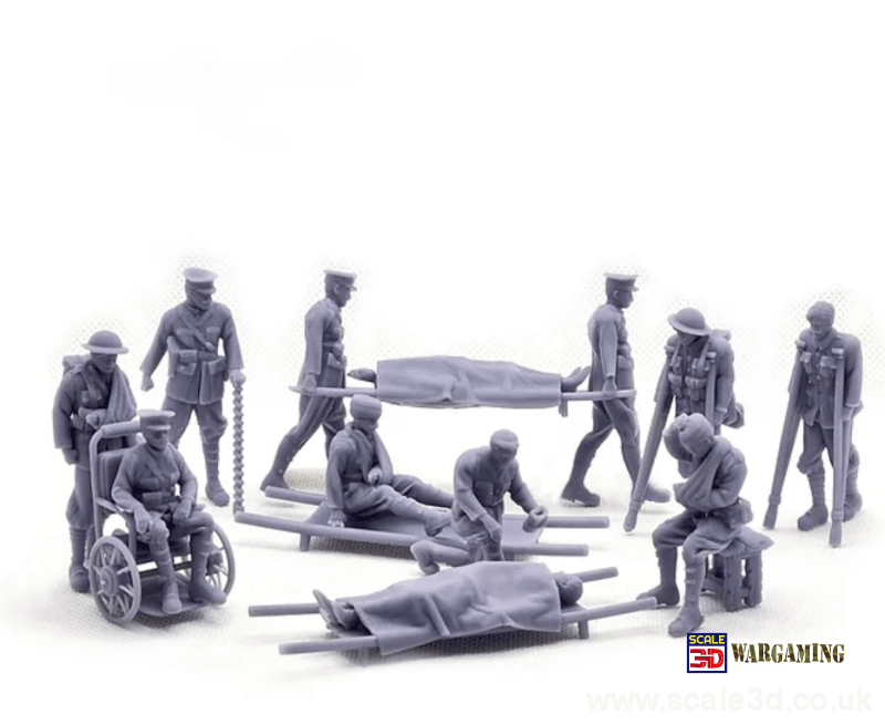 Ww1 British Casuality/injured/hurt Soldiers Figure