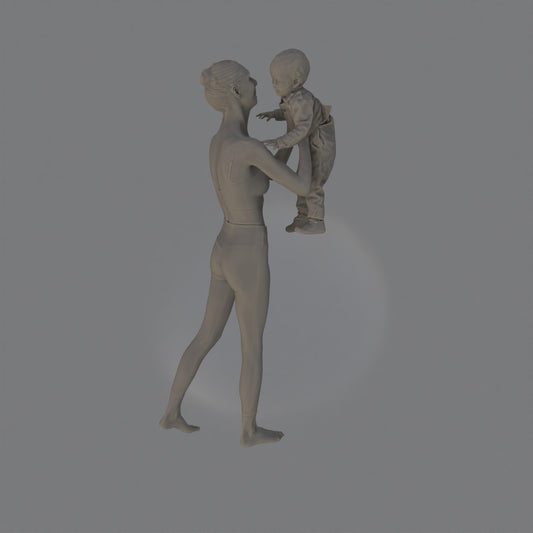 S3DS0158 Mother and Baby
