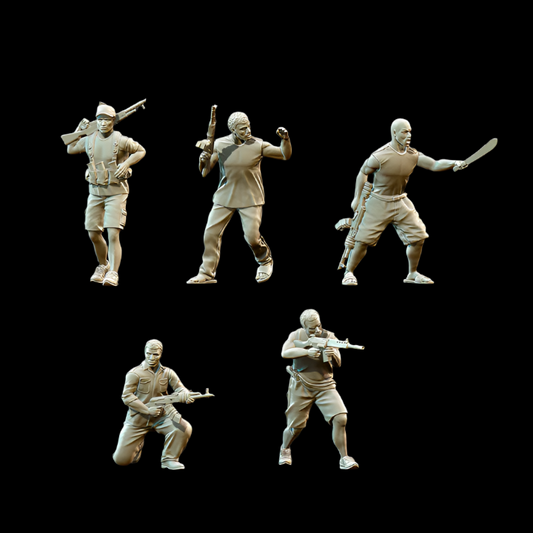 BHG009 African Rebels (Assault Set)