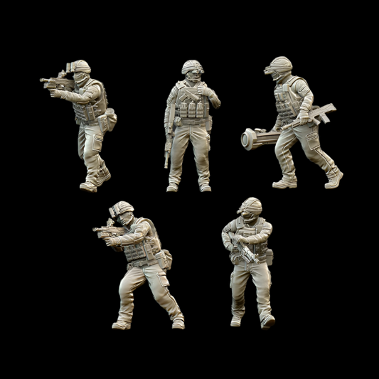 BHG004 Modern British Infantry Specialists (Assault Set)