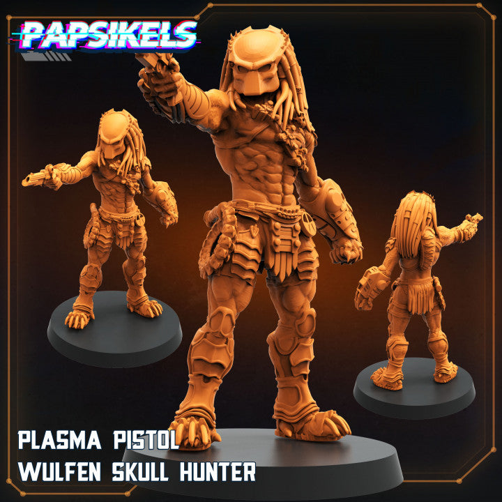 PAPSIKELS: Plasma Pistol Wulfen Skull Hunter