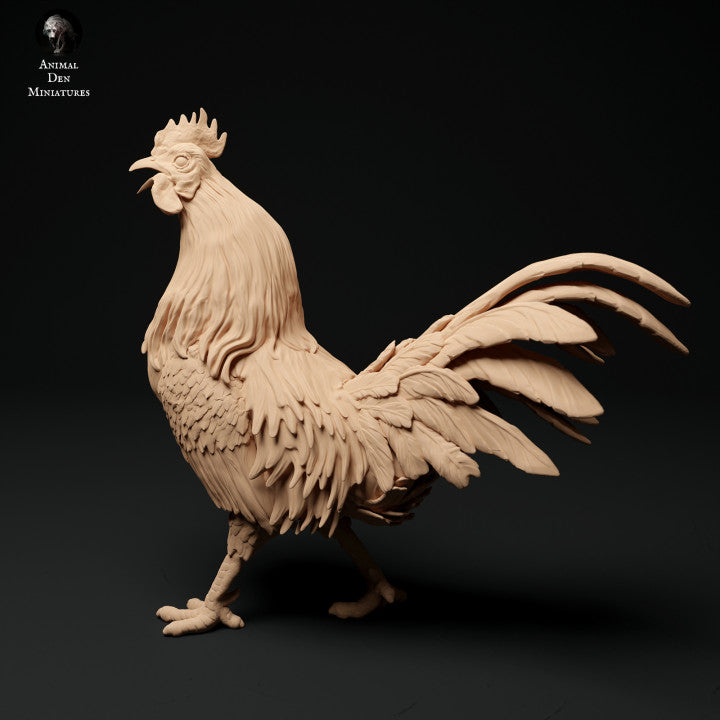 Adm1001 Roosters And Chickens X 15 Animal