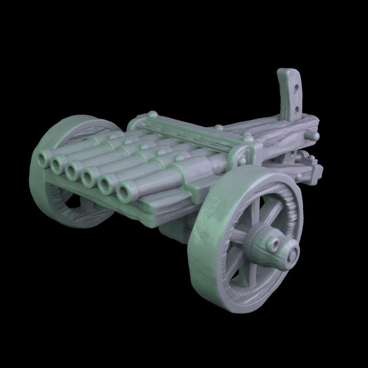 MA014 1:56 28mm Small Organ Gun (Medieval Artillery)