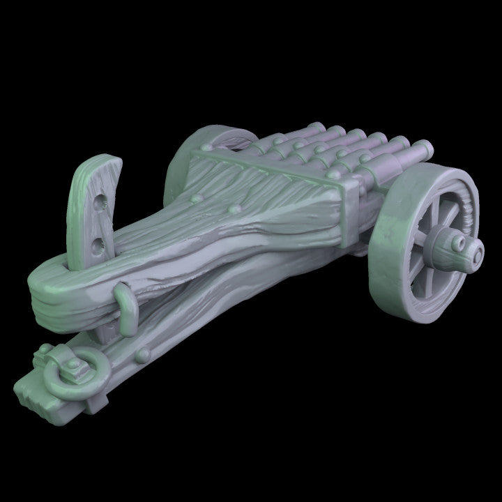 MA014 1:56 28mm Small Organ Gun (Medieval Artillery)