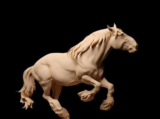Adm1008 Suffolk-Punch-Horse-Running Animal