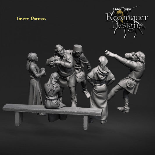 REM0001 Medieval Tavern Patrons