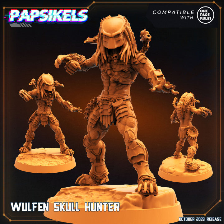 PAPSIKELS: Wulfen Skull Hunter