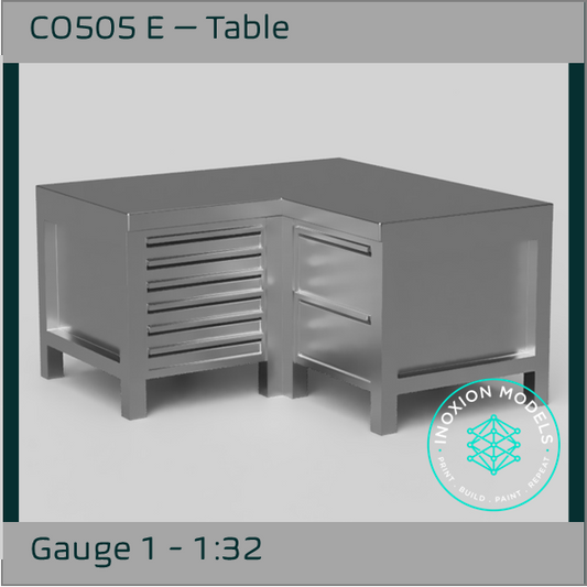 CO505 E – Corner Table 1:32 Scale