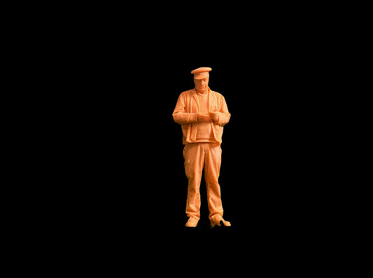 S3Ds0002 Train Driver/Steam Engine Mechanic Figure