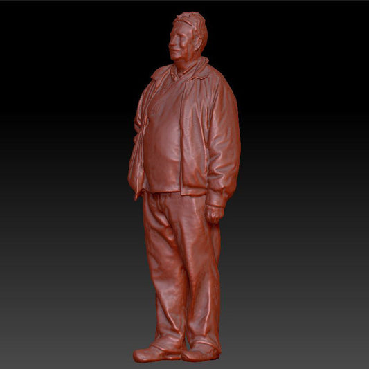 Male Standing In Bomber Jacket Dsp039 Figure