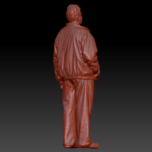 Male Standing In Bomber Jacket Dsp039 Figure