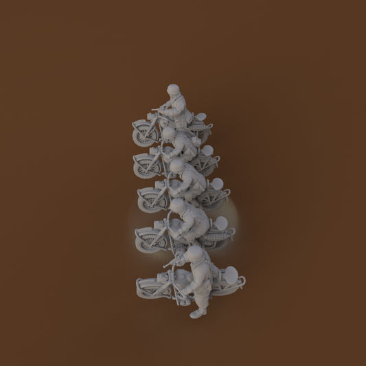 RKX5045A Fallschirmjager Motorbikes x 5