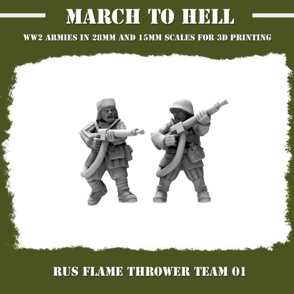 Red Army Flamethrower Figure