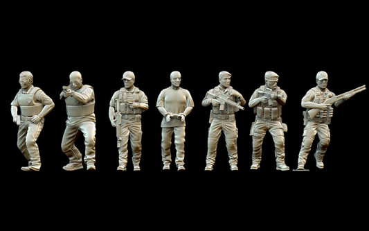 BHG027 South American Police Full Set