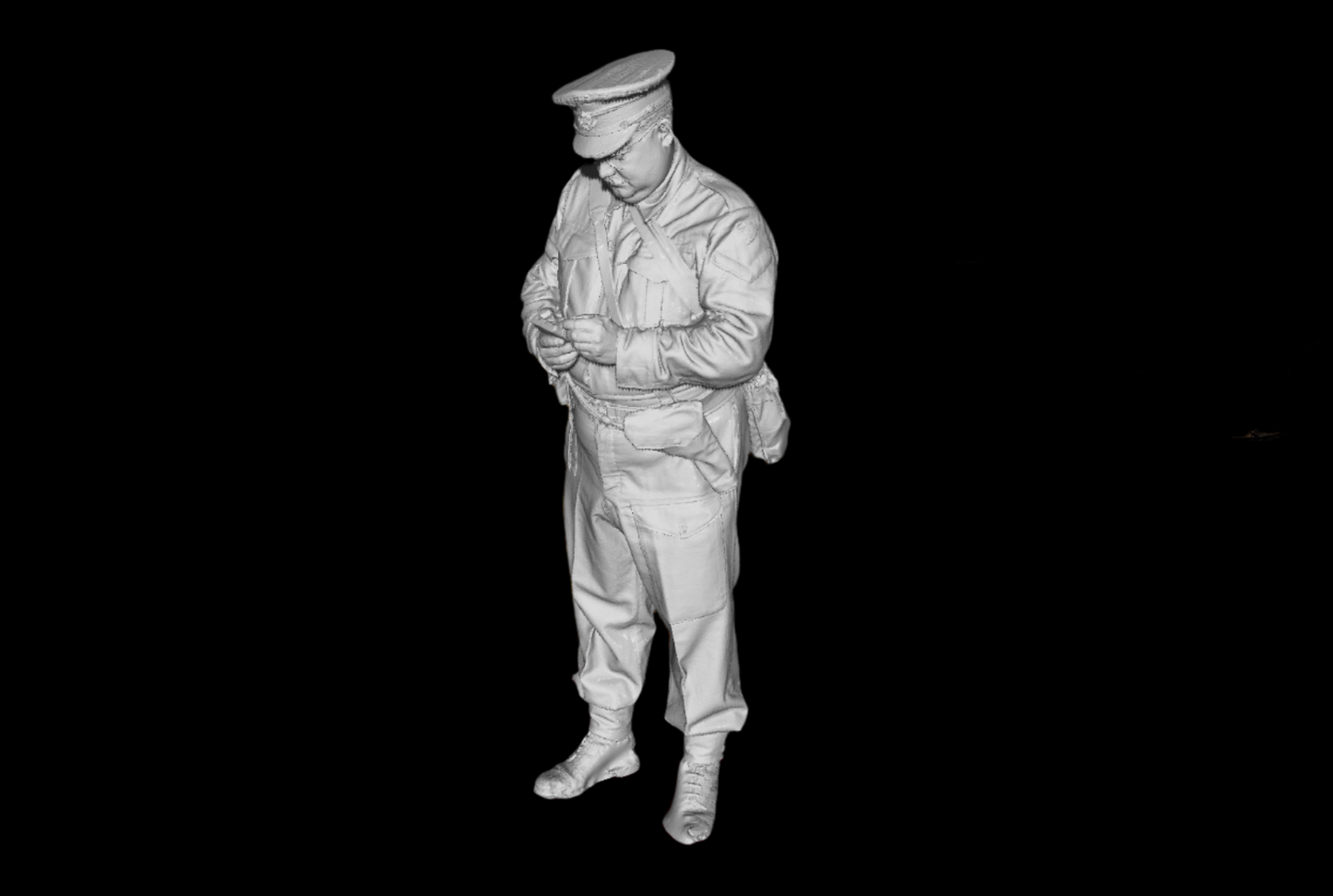 S3Ds0001 Ww2 Military Policeman Figure