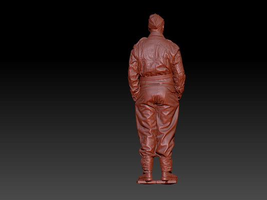 S3Ds0003 Ww2 Home Guard/Army Male Hands In Pockets Figure