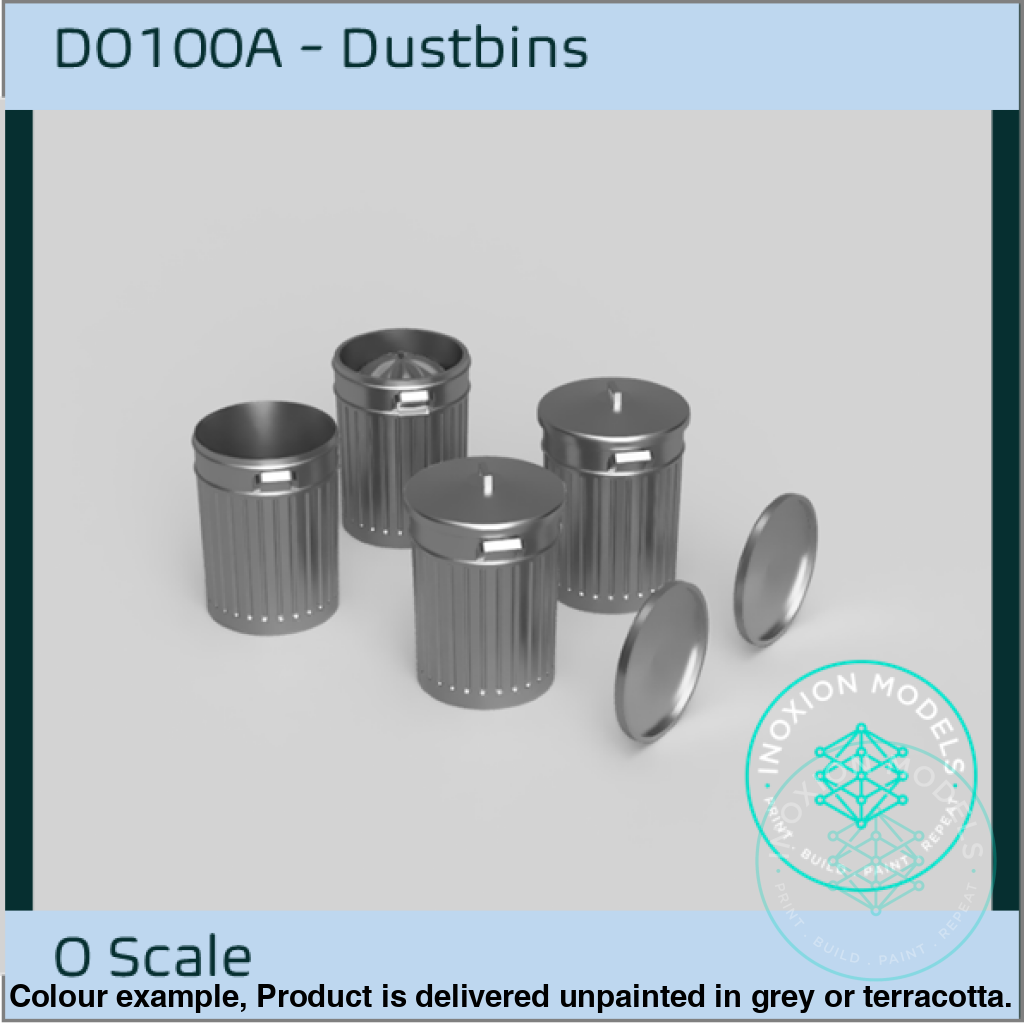 Do100A – Dustbins O Scale Accessory