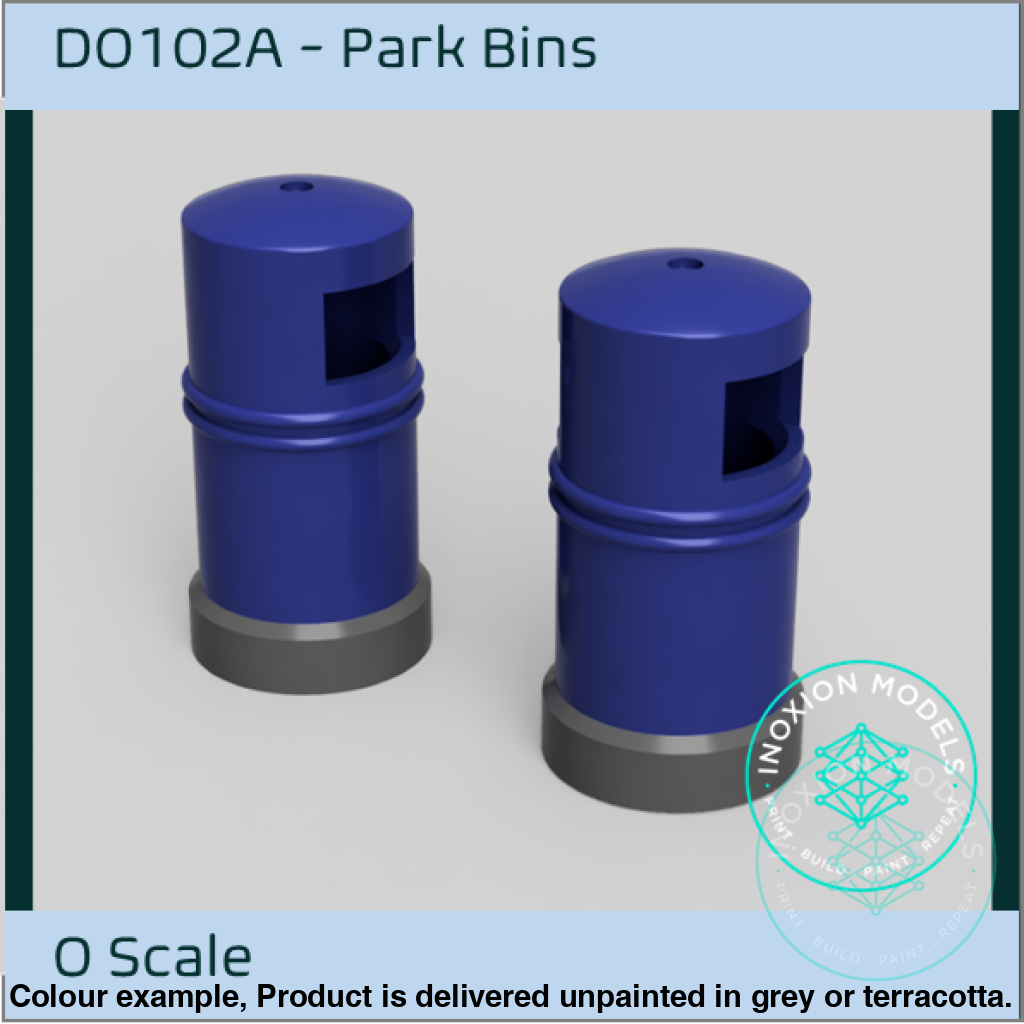 Do102A – Park Bins O Scale Accessory