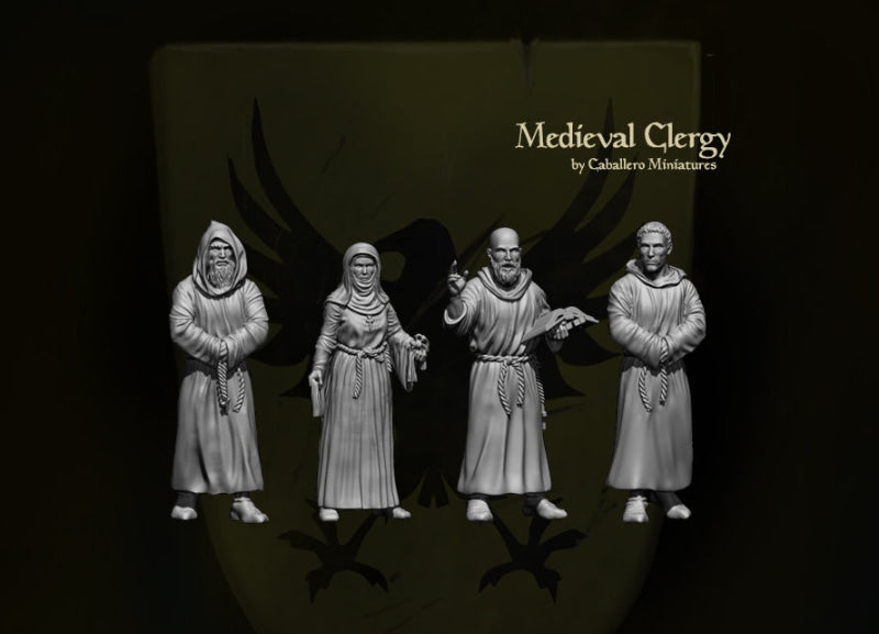 Medieval Clergy - Priest Monk