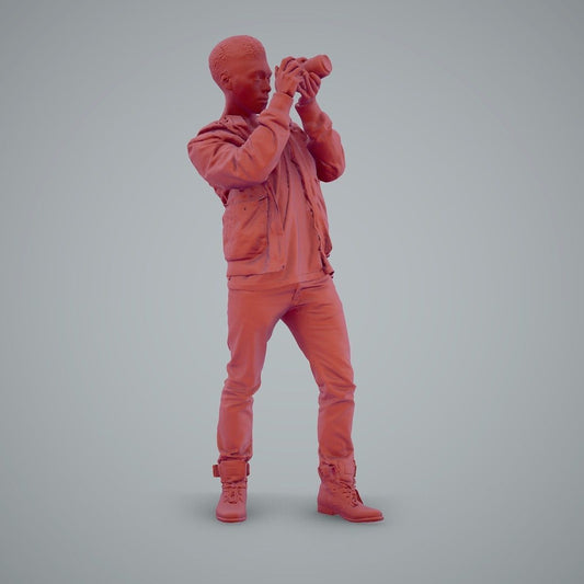 Male With Camera Figure