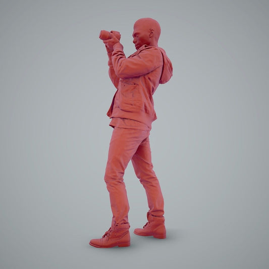 Male With Camera Figure