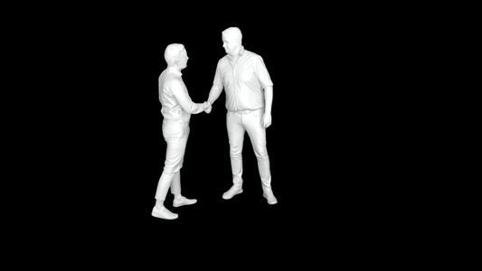 MM1091 2 Men Closing a deal shaking hands